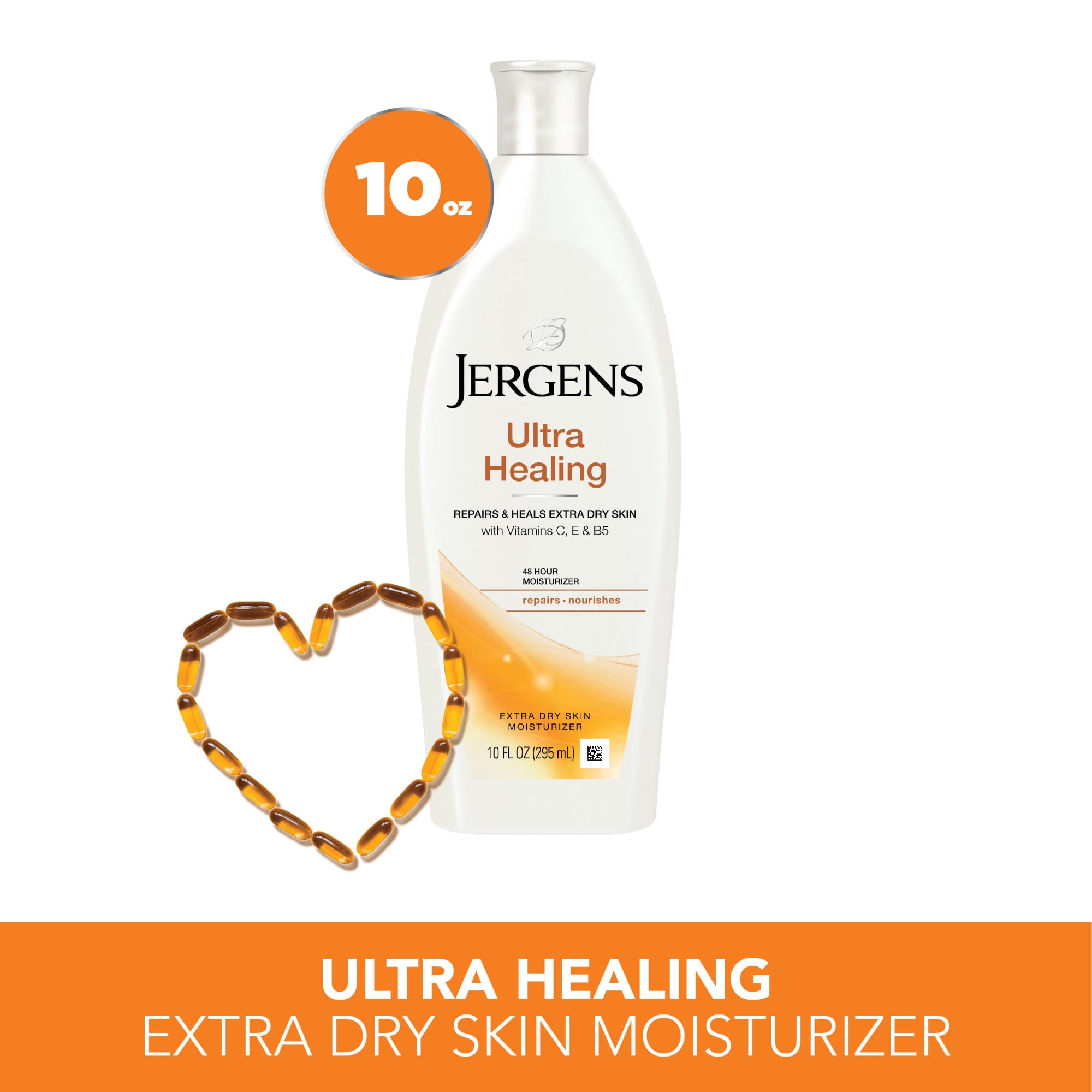 Jergens Ultra Healing Dry Skin Moisturizing Body Lotion, 10 fl oz
