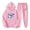 Pink, variant on Feancey Sweatsuits for Women Set 2 Piece Casual Heart Print Hoodie Sets Valentines Day Soft Cute Tracksuit Two Piece Teen Girls Trendy Jogging Suits Beige L