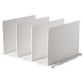 thumbnail image 2 of Soporte De Almacenamiento Para Bolso, Organizador De Bolso De Plástico Blanco Desmontable, Diseño De Tablero De Partición, Soporte De Libro Vertical Ajustable Para El Hogar Methold HA022413-00, 2 of 7