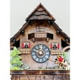 thumbnail image 6 of Eight Day Cuckoo Clock Cottage - Fisherman Raises Fishing Pole, 6 of 6