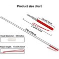 thumbnail image 2 of 4pcs Retractable Teacher Indicators Teaching Whiteboard and Lanyard with 6 Extra Felt Pens (39 Inches), 2 of 5