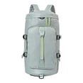 thumbnail image 1 of Fiudx Mochila Deportiva de Viaje, Diseño de Múltiples Correas, Se Transforma En Un Bolso Oculto, Compartimento Independiente para Zapatos, Separación Entre Seco y Húmedo, Nailon de Secado Rápido, Ide, 1 of 2