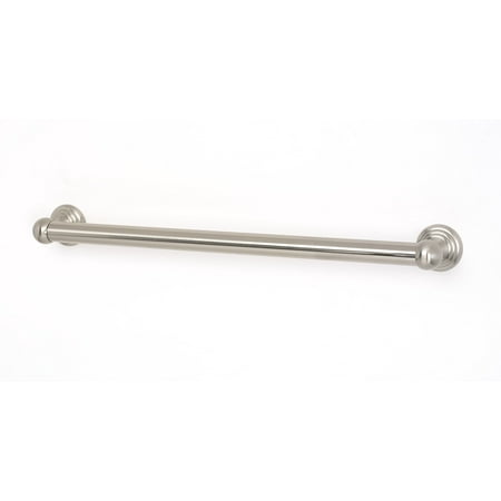 Alno A9023-24-SN Embassy 24" Grab Bar Satin Nickel