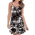 thumbnail image 1 of Vestido sin mangas informal de verano para mujer, vestido suelto con tiras redondas, vestido de playa, vestidos bohemios Pompotops  ghjkhdj3299, 1 of 7