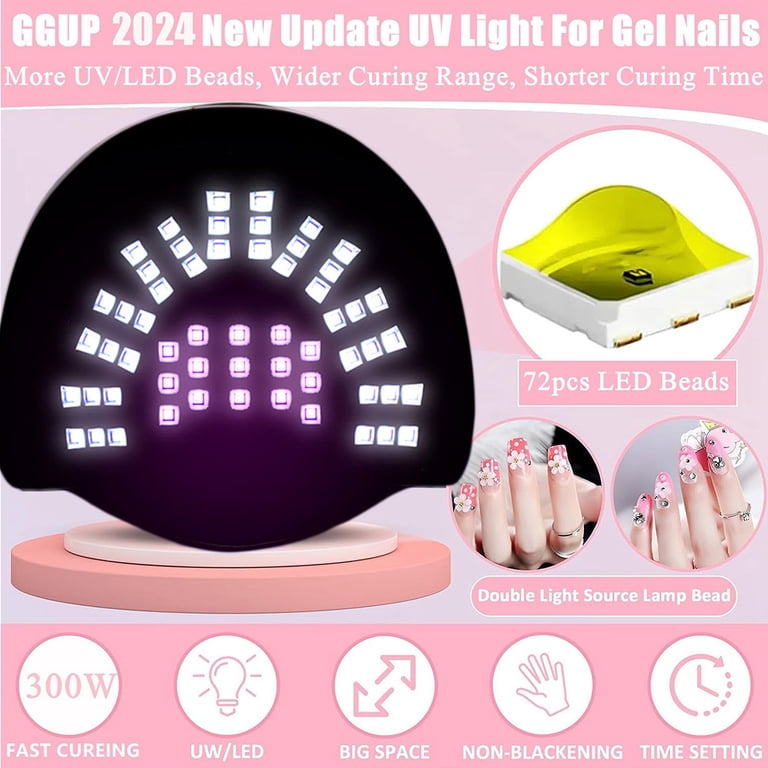 DEISNGB UV LED Nail Lamp, 268W Professional Nail Dryer photo 3