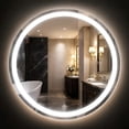 thumbnail image 4 of Espejo Circular Inteligente 45 cm con Luz LED Frontal - Diseño Moderno para Baño o Habitación con Botón Touch, 4 of 8