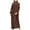 N85-Coffee, variant on NAFUU Women's Long Hooded Zipper Bathrobe Flannel Bath Robes Winter Plush Warm Howearcoat Nightgown Sleepwear Pajamas Homewear Trendy Jammies