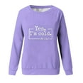 thumbnail image 4 of 50 % de Rabais Liquidation Chandail en Molleton Surdimensionné pour Femmes 2023 Mode Décontractée Manches Longues Col Rond Imprimé Chandail en Molleton Blouse, 4 of 4