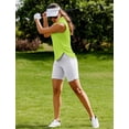 thumbnail image 5 of PINSPARK Golf Polo Shirts for Women UV Protection Tennis Tank Top Sleeveless V Neck Active Tops Quick Dry, 5 of 6
