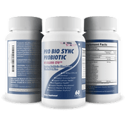 Pro Bio Sync Probiotic 40 Billion CFU - Intestinal Cleansing Premium Probiotic Supplement with Immune Support - Help Improve Gut Microbiome - Natural Defensa Probiotic 40 Billion With Prebiotic