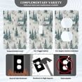 thumbnail image 3 of Light Switch Cover Switch Plate Outlet Cover Plug Cover for Electrical Duplex Outlets Vintage Christmas Winter Scene, 3 of 6