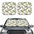 thumbnail image 2 of Windshield Sun Shade, Funny Asparagus Pattern Foldable Car Sun Shade Windshield For Front, 2 Pieces, 2 of 4