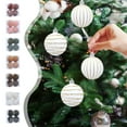 thumbnail image 2 of Mecorevxz 2.36Inch Flocked Christmas Balls Hanging Balls Glitter Plastic Balls Christmas Tree Ornaments, 2 of 2
