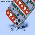thumbnail image 4 of Christmas Case for Samsung Galaxy A06, Cute Merry Christmas Pattern TPU Clear Shockproof Protective Lightweight Anti-Scratch Ultra Slim Wireless Charging Women Girls Cover, Christmas Ribbons, 4 of 8