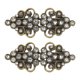 thumbnail image 1 of Paquete de 2 Clips de suéter vintage, broche retro para capa, clips de cárdigan, clips de chal, clip de camisa de vestido (bronce), 1 of 7
