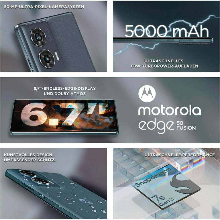 Motorola Edge 50 Fusion 2024 (256GB+8GB) GSM 5G Smartphone