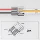 thumbnail image 4 of 20 conectores para tiras LED, tira de cable de 2 pines, 8 mm, 4 of 5