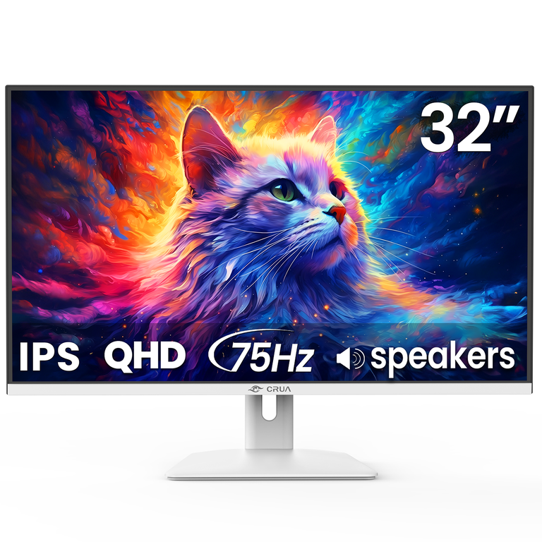 CRUA 32" 2K 75Hz IPS Computer Monitor photo 1