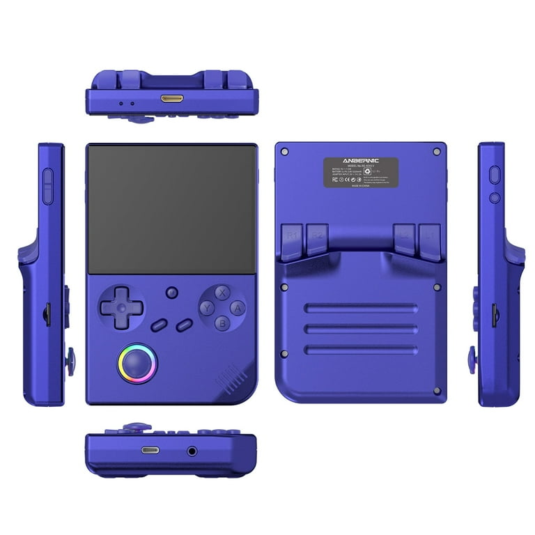 Anbernic, Handheld Game Console, Blue, 64GB, 3200mAh Battery