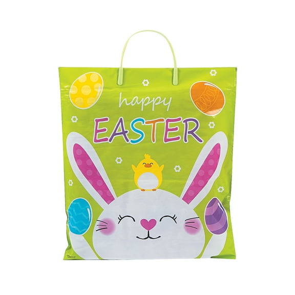 Fun Express Assorted Colors Easter Party Bags, 12 Count