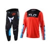 Troy Lee Designs 2022 Youth GP Jersey and Pant Combo Fractura Orange/Black (Youth Large / Pants 22)