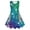 B, variant on KYAIGUO Kids Girls Sleeveless Princess Dresses Toddler Summer Birthday Sundress Swing Dresses for 4-13 Years Old