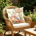 thumbnail image 4 of Summer Pillowcase Blue And Theme Print Soft Breathable Fabricsofa Bedroomcourtyard Decorative Cushion Cover, 4 of 5