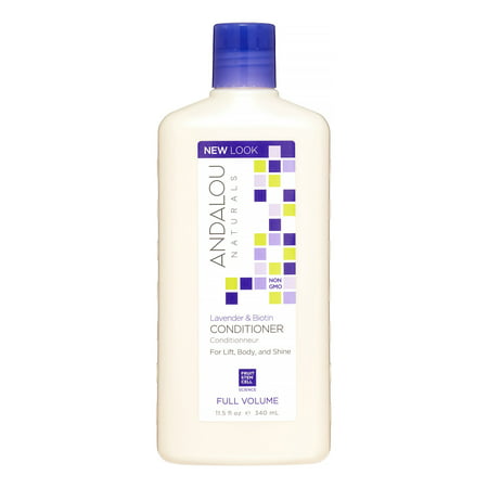 Andalou Naturals Lavender & Biotin Conditioner, Full Volume, 11.5 Oz