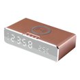 thumbnail image 1 of Reloj de doble propósito, cargador inalámbrico de Audifonos para teléfono móvil Abanopi Rosa, 1 of 7