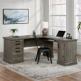 thumbnail image 6 of UrbanPro Modern Engineered Wood L-Desk in Pebble Pine / Brown Finish, 6 of 18