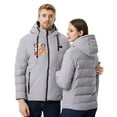 thumbnail image 5 of Busydd Heated Jacket for Men and Women Halloween Print Pockets Heated Jacket Electric USB Rechargeable Heated Coat Winter Warm Long Sleeve Hooed Jackets with 11 Heating Zones Plus Size S-4XL, 5 of 6