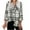White, variant on LYXSSBYX Womens Plaid Tops for Women Fashion Casual Lapel Top Loose Buttoned Long Sleeve Plaid Print Blouse