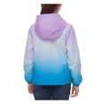 thumbnail image 3 of Rokka&Rolla Girls' Ombré Windbreaker Fleece Lined Jacket, 3 of 11