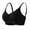 Black, variant on Amidoa Pullover Bras for Women T-Shirt Black Wire-Free Solid Push-up Bra Lingerie for Women L