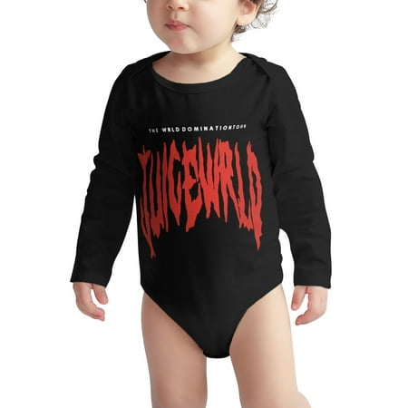 

Juice Baby onesie Wrld2 Baby Boy Girl Long Sleeve Bodysuit Snap Closure Black 2 Years