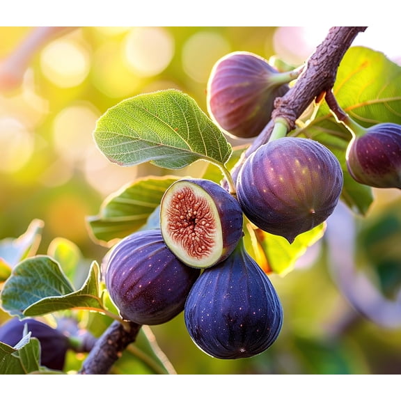 Cold Hardy Fig Tree Seedlings for Planting - Well Rooted 1 Yr. Seedlings (2 Seedlings)