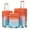 Blue+Red, variant on 20"/24"/28" 3 pcs/set in PC Spinner Wheel Luggage, Carry on Suitcase, With Gradient Color and Combination Lock