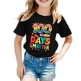 thumbnail image 1 of T-shirt Fille Col Rond Manches Courtes Chemises Garçon Tenues d'Été Shorts Garçon 2T, 1 of 4
