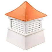 Good Directions 2130CV White Vinyl Cupolas - 30 in. Square x 42 in. H