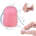 thumbnail image 2 of 40 Pieces Of Disposable Hand Soap Paper Portable Travel Hiking Washing Hand Bath Toiletry Paper Soap Sheets, 2 of 6
