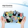 thumbnail image 3 of Rocae Different Cats for Girls' Cotton Boxer Briefs, Soft Mid-rise Panties-XX-Small, 3 of 5