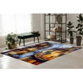 thumbnail image 3 of Venice Landscape Rugs, Italy Rug, Venice at Night Rug, View Rug, Step Rug, Dining Room Rug, Classic Rug, Thick Rug, Machine Washable Rug, 2.6'x4' - 80x120 cm, 3 of 5