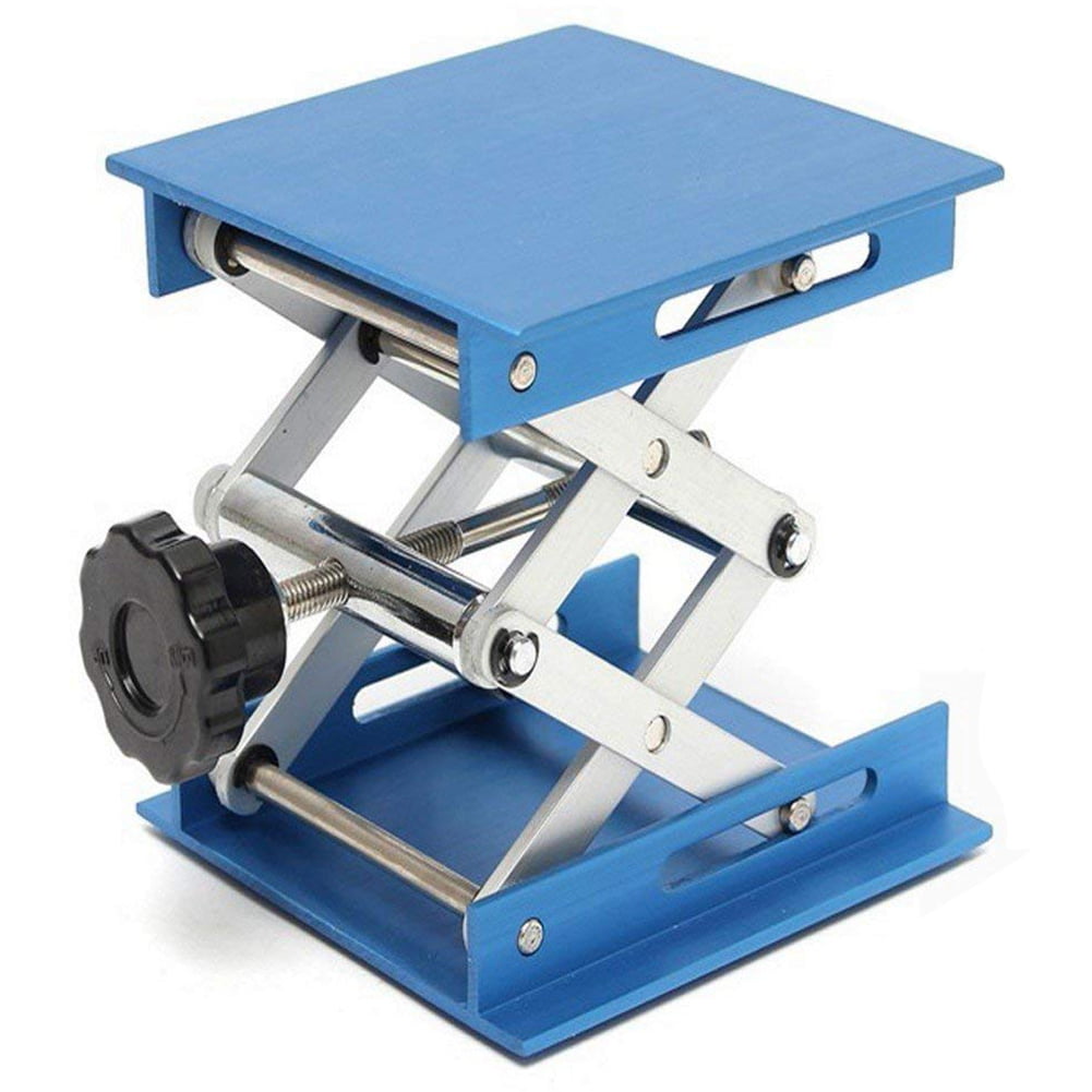 OESS Lift Table Aluminium Oxide Lab Stand Lifter Scientific Scissor Lifting Jack Platform 4X4 