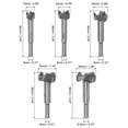 thumbnail image 2 of Unique Bargains Forstner Bit Set 15mm-35mm Dia Round Shank Drill Bits for Woodworking, 2 of 6