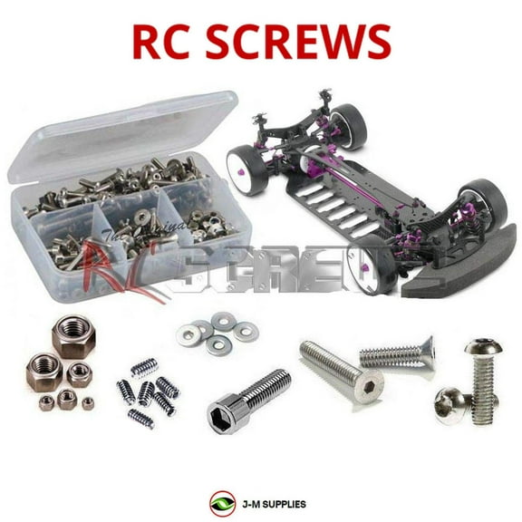 RCScrewZ Stainless Screw Kit hpi011 for HPI RS4 Pro 4 / Hara 1/10th (#185/#187) Touring Car | SET