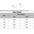 thumbnail image 7 of comerut Women Warm Non-Slip Flat Closed Pointed Toe Slip-on Mules Sandals Slippers Shoes, 7 of 7