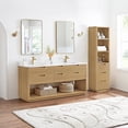 thumbnail image 3 of Miseno MV-HARB72-WA-GW Harbin 72" Free Standing Double Basin Vanity Set - Washed Ash Grey, 3 of 7