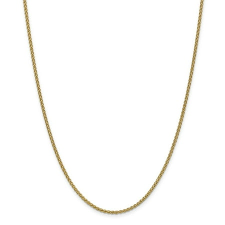 14k Yellow Gold 2.00mm Spiga Chain Necklace or Bracelet