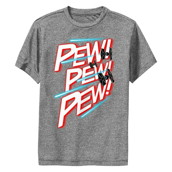 Boy's Star Wars: A New Hope TIE Fighter Pew Pew Pew  Performance Graphic T-Shirt