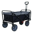 thumbnail image 3 of Collapsible Wagon Cart 150L, 360lbs Capacity Heavy Duty Foldable Utility Wagon, 3 of 13